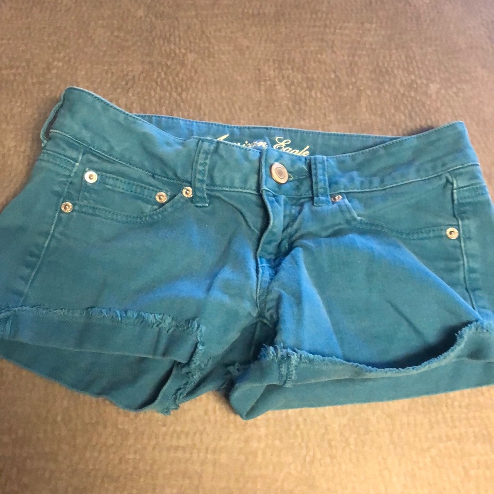 Blue/Teal shorts from American Eagle